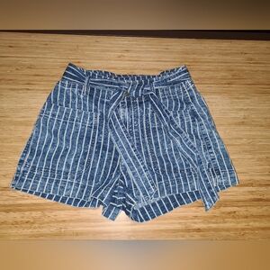 American Eagle Acid Wash Striped Shorts Size 6 NWT